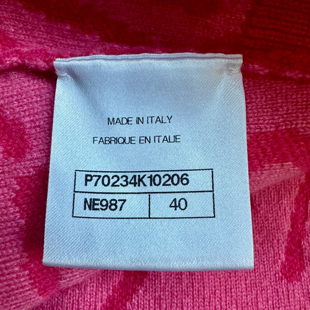 CHANEL Vibrant Pink Knitwear - Picture 5 of 10